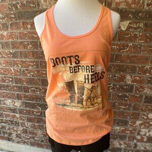 Boot Before Heels Tank